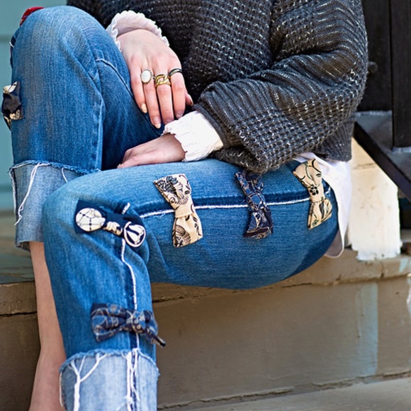 Boho Upcycled Joe’s Jeans | - Picture 1 of 3